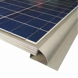 Rail de montage solaire en aluminium, surface anodisée, pour l'installation de systèmes photovoltaïques sur toiture - Product Image 3