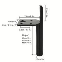 Pied de meuble TV en métal YOYOW Hardware et pieds de canapé pour table et armoire