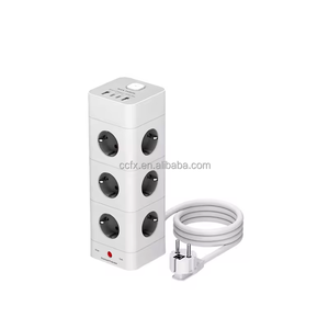 Đức mở rộng ổ cắm với công tắc điện ánh sáng Châu Âu Ổ Cắm Điện mở rộng bảng điện dải - Product Image 3