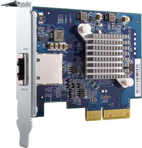 100% QNAP QXG-10G1T đơn 10gbe phụ kiện lưu trữ mạng ban đầu Thẻ mở rộng mạng PCIe Gen3 x4 khung cấu hình thấp - Product Image 1