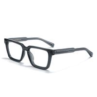 Monture de lunettes rétro à monture épaisse pour hommes et femmes, avec insert CP, design color block tendance, anti-lumière bleue, pour myopie