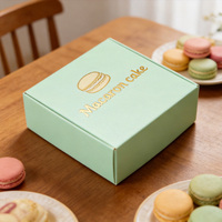 Emballage de biscuits de luxe personnalisé de haute qualité, boîte d'emballage en papier pour biscuits sucrés