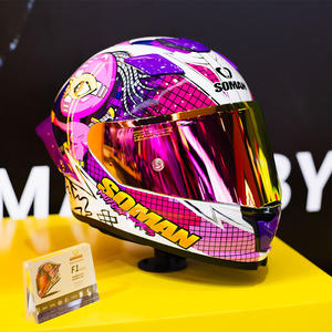 Casco Integral Profesional para Motociclismo Deportivo, Casco de Carreras, Cascos para Moto, Accesorios para Motocicleta, Casco de Motocicleta F1 - Product Image 3