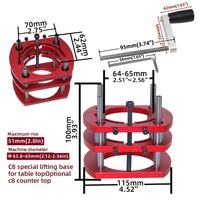 Fresadora Eléctrica Multifuncional para Trabajos en Madera con Base Elevadora Abatible, Funciones de Mortajado, Recorte y Chaflanado, Mesa de Limpieza