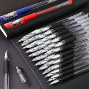Lot de 12 stylos gel à encre carbone 0,5 mm style européen, pointe fine noire, pour signature étudiante, essentiel pour la rentrée scolaire - Product Image 3