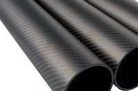 Plat, Lembaran, dan Veneer Serat Karbon OEM, Batang, Tongkat, dan Shaft Tongkat Serat Karbon