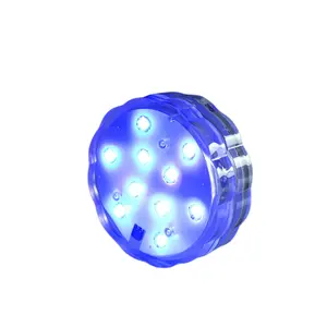 Led Party Supplies Remote Controlled Led Puck Lights Submersible For Home Decoration Glowing Pool Lights