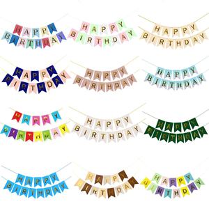 Guirnalda <span class=keywords><strong>de</strong></span> Banderines <span class=keywords><strong>de</strong></span> Feliz <span class=keywords><strong>Cumpleaños</strong></span> <span class=keywords><strong>para</strong></span> Niños, Niñas y Mujeres, Decoraciones <span class=keywords><strong>para</strong></span> Fiestas <span class=keywords><strong>de</strong></span> Té, Banderas <span class=keywords><strong>de</strong></span> <span class=keywords><strong>Cumpleaños</strong></span>, Artículos <span class=keywords><strong>para</strong></span> Fiestas - Product Image 3