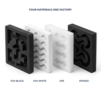Insert en mousse polyuréthane haute densité, écologique, imperméable, EPDM, EPE, EVA, pour composants électroniques, découpe de précision