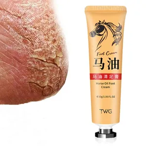 Anti Crack Foot Cream Heel Cracked Repair Horse Oil Cream Smooth Removal Dead Skin Callus Anti-Drying Hand Feet Skin Care 30g