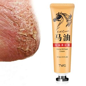 Crema para pies antigrietas, reparación de talón agrietado, crema de aceite de caballo, eliminación suave, callos de piel muerta, antisecado, manos, pies, cuidado de la piel, 30g - Product Image 1