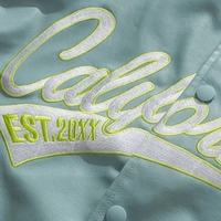 Hip-Hop Streetwear PU cuir broderie pilote Baseball Varsity Jacket hommes Logo personnalisé