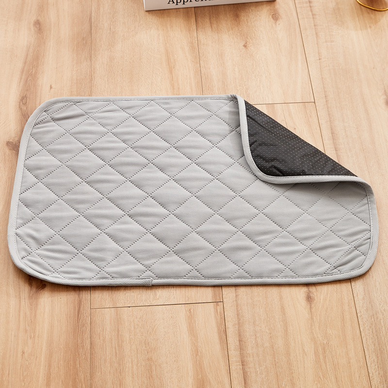 Coutures en forme de losange uni gris foncé