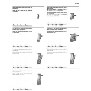 Antonio Lupi Sesamo 6 porta scopino bagno moderno in acciaio inox e vetro accessori - Product Image 3