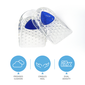 Coussinets en gel pour talons, amortissants, antidérapants, coussinets en gel pour fasciite plantaire, inserts pour talonnettes et soulagement de la douleur au talon - Product Image 3