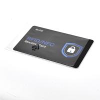 13.56Mhz Logo d'impression personnalisé Carte de blocage RFID de haute qualité pour carte bancaire de crédit Visa Protector