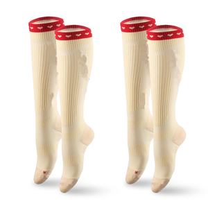 Calcetines de Compresión para Mujer, Transpirables, para Correr, Fitness, Yoga, Pilates, Viajes, 20-30 mmHg, para Venas Varicosas, de Alta Calidad, Personalizados - Product Image 1