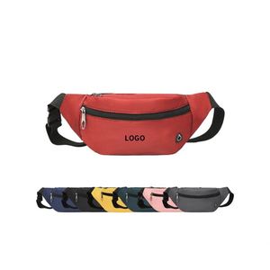 Wholesale Crossbody Bag Shoulder Bag Waterproof Custom Sports Waist Bag with Zipper - Product Image 1