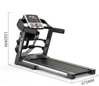 Tapis roulant commercial de nouvelle conception, avec écran LED, pour exercices aérobiques, multifonctionnel, machine de course à pied