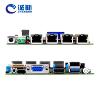 Carte mère Nano ITX Intel 4ème génération Celeron J1900 J1800 E3845 1 * DDR3 4 Intel I226 Lan X86 pare-feu carte mère industrielle
