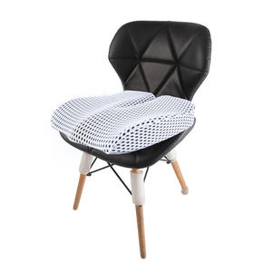 Bantalan jok isi busa memori dengan penutup 100% poliester yang dapat dicuci dan dilepas untuk penopang bokong - Product Image 2