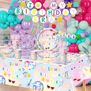 Venta al por mayor de fábrica Platos Servilletas de papel Suministros para fiestas personalizables Set Vajilla desechable para decoraciones del Día de San Valentín - Product Image 2