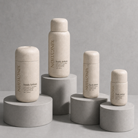 Flacon souple à bouchon disque pour huile capillaire, en plastique PE, personnalisable, rechargeable, pour shampoing et lotion