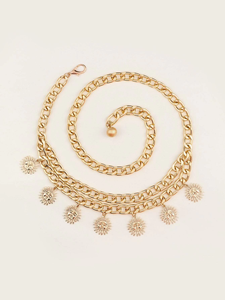 Luxe Sexy Vague Taille Chaîne Ceinture Soleil Charme Corps Bijoux pour <span class=keywords><strong>Plus</strong></span> La Taille - Product Image 4
