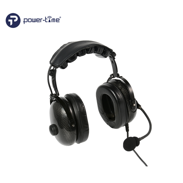 Super Light Dynamic Carbon Fiber Headphone Noise Cancelling PNR Pilot Aviation Headset NRR 28dB IPX4 Waterproof Professional Use