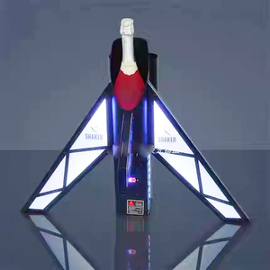 Boîte de nuit personnalisée Avion de chasse Présentateur de bouteille VIP Présentateur de service de bouteille Affichage d'alcool à LED Bouteille de champagne Glorifier - Product Image 1