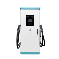 Stations de charge au sol Pile de charge 120Kw CCS Modem EV Chargeur avec câble de charge de refroidissement par eau