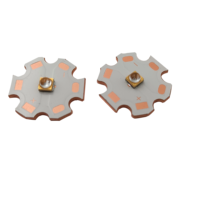 3838 6565 1W 3W 5W UVC UVB UVA LED Perles 250nm 270nm 310nm 5-7V 150mA Lampe Ultra Violet avec PCB Copper Light Board
