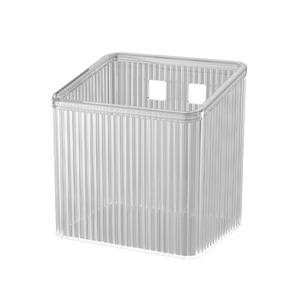 Wall Mounted Cosmetic Storage <b>Box</b> <b>Heavy</b> <b>Duty</b> No Drilling Required Bathroom Makeup Organizer Solid Color Hanging Basket - Product Image 5