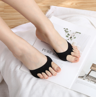 Semelles intérieures invisibles en fibre de carbone pour femmes, soutien de la voûte plantaire, confort printemps-été, fines, respirantes, absorbant la transpiration, cinq