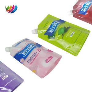 500mL di beccuccio <span class=keywords><strong>richiudibile</strong></span> Design personalizzato piatto sapone beccuccio sacchetto sacchetto di imballaggio in piedi liquido sacchetto di imballaggio - Product Image 6