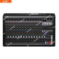Consola Mezcladora de Audio Serie S de 4/6/8/10/14 Canales con Bluetooth, Doble DSP de 99 Efectos/ECQ de 7 Bandas/ECQ de Agudos, Medios y Graves en Cada Canal/Fader de 60 mm/MP3