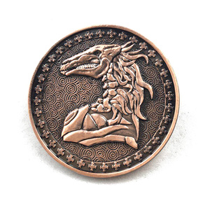 Personnalisé Animal Antique Cheval Dragon Design 3D En Métal Pièce De Monnaie Collecter - Product Image 2