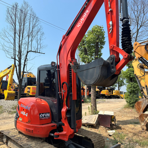 Opération flexible, excavatrice Kubota U48 d'occasion du Japon, 5 tonnes, excavatrices hydrauliques sur chenilles d'occasion à vendre - Product Image 1