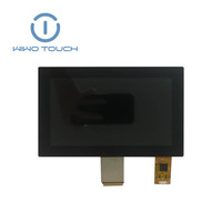 Modul Layar LCD Sentuh Kapasitif Hitam 7 Inci Kompatibel USB Panel Layar 0.96-10.1 Inci Layar Sentuh Kecil dengan LCD