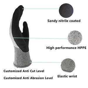 Guantes de Trabajo Recubiertos de Nitrilo de Alta Calidad con Logotipo Personalizado, Fabricante de Guantes de Trabajo para Trabajadores de Fábrica - Product Image 5