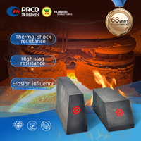 Brique de magnésie chromée semi-réconstituée MgO 50-62% Cr2O3 16-26% pour four de dégazage RH