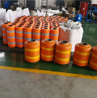 Barrière de sécurité rotative en EVA PU non réfléchissante, à fort impact, galvanisée à chaud, dimensions personnalisables