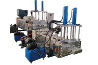 Granulateur plastique puissant à double tête hydraulique pour le recyclage d'ABS/PS, d'ingénierie EPS/PP - Équipement d'extrusion haute efficacité