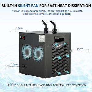 Filtre inclus Utilisation Portable Refroidisseur refroidi à l'<span class=keywords><strong>eau</strong></span> Plongeant froid Bain de glace Refroidisseur Compresseur de <span class=keywords><strong>poisson</strong></span> Refroidisseur <span class=keywords><strong>d</strong></span>'<span class=keywords><strong>eau</strong></span> <span class=keywords><strong>Aquarium</strong></span> - Product Image 2