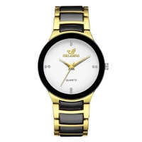 Montre pour homme de style britannique, élégante et tendance, avec bracelet en acier, idéale pour le commerce international