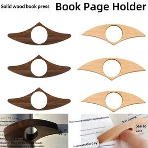 Segnalibro a Forma di Cuore in Legno Fatto a Mano, Decorazione da Parete Naturale, Porta Pagina per Amanti della Lettura - Product Image 3