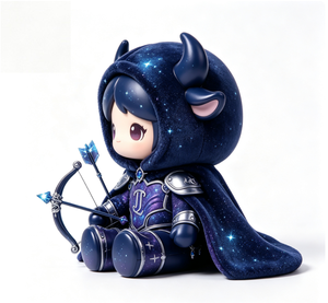 Figurine OEM personnalisée <span class=keywords><strong>Sagittaire</strong></span> Zodiaque Magie Étoilée en PVC ABS avec peluche douce et moelleuse, boîte mystère de collection Constellation, jouet artistique - Product Image 4