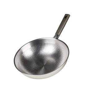 Wholesale 32cm Titanium Non-Stick Wok Modern Design Ceramic Metal Frying <b>Pan</b> with Honeycomb Functional <b>Lid</b> for Restaurant Use - Product Image 5