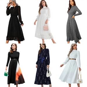 Liquidación de Ropa de Mujer al por Mayor, Modelo de Marca QZ-075, Vestidos Casuales, Embalaje Mixto, Entrega Aleatoria, Stock Disponible - Product Image 2