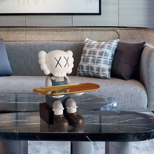 Creative Violent Bear Ornament Key Storage Tray Living Room Home Entryway TV <b>Cabinet</b> Decoration - Product Image 2